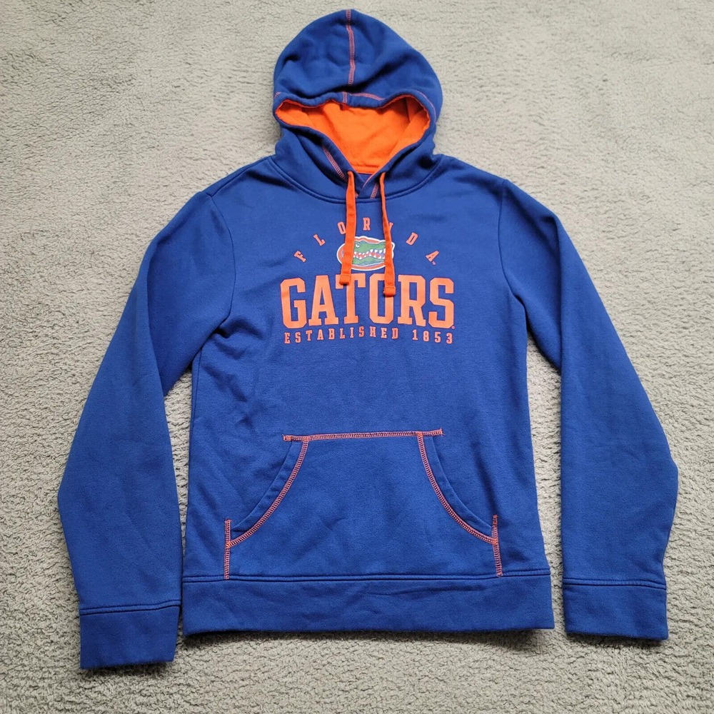 Florida Gators Hoodie Mens Small Blue Orange Long Sleeve NCAA Football